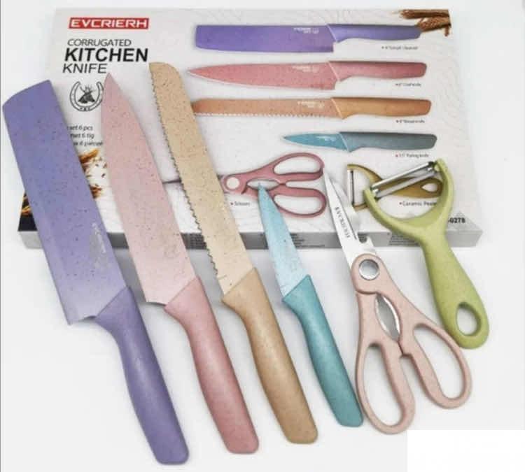 🔪 Set de Cuchillos Premium 6 Piezas para Cocina