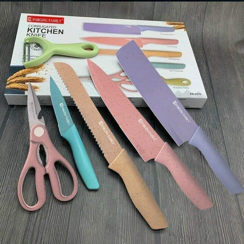 🔪 Set de Cuchillos Premium 6 Piezas para Cocina