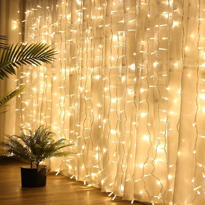 Luces de Cortina LED 3x1 Metros para Exterior e Interior