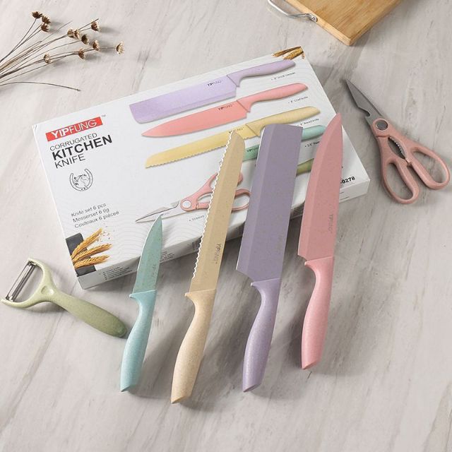 🔪 Set de Cuchillos Premium 6 Piezas para Cocina