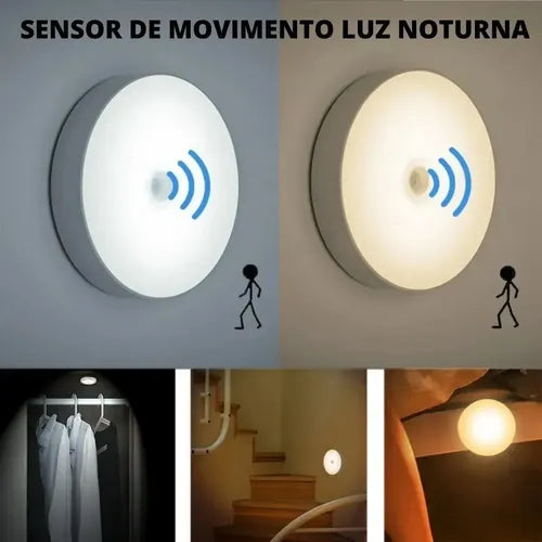 🌙 Lámpara LED Inteligente con Sensor de Movimiento
