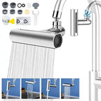 Grifo Extensible 3 en 1 con Rotación 360°