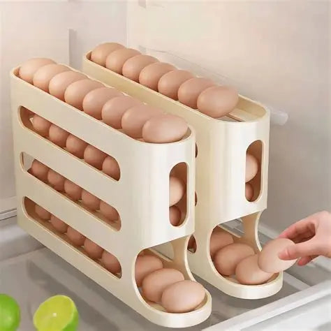 Organizador de Huevos Deslizante de Alta Capacidad (40)
