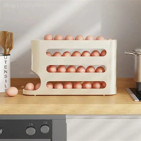 Organizador de Huevos Deslizante de Alta Capacidad (40)