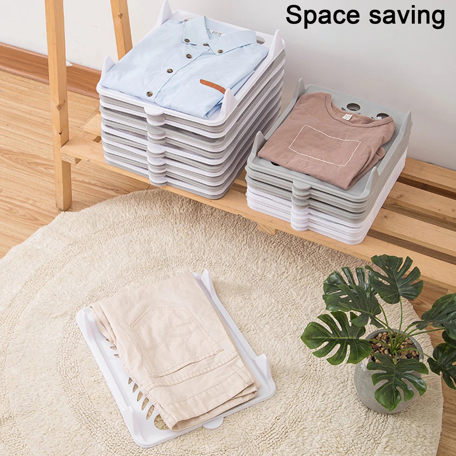 Organizador de Armario Premium (Pack de 8 Unidades) 👕✨ 33x25