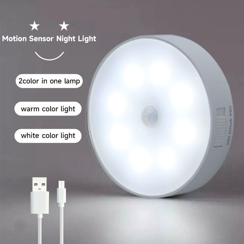 🌙 Lámpara LED Inteligente con Sensor de Movimiento