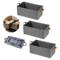Set de 6 Cajas Organizadoras de Ropa Plegables 80L